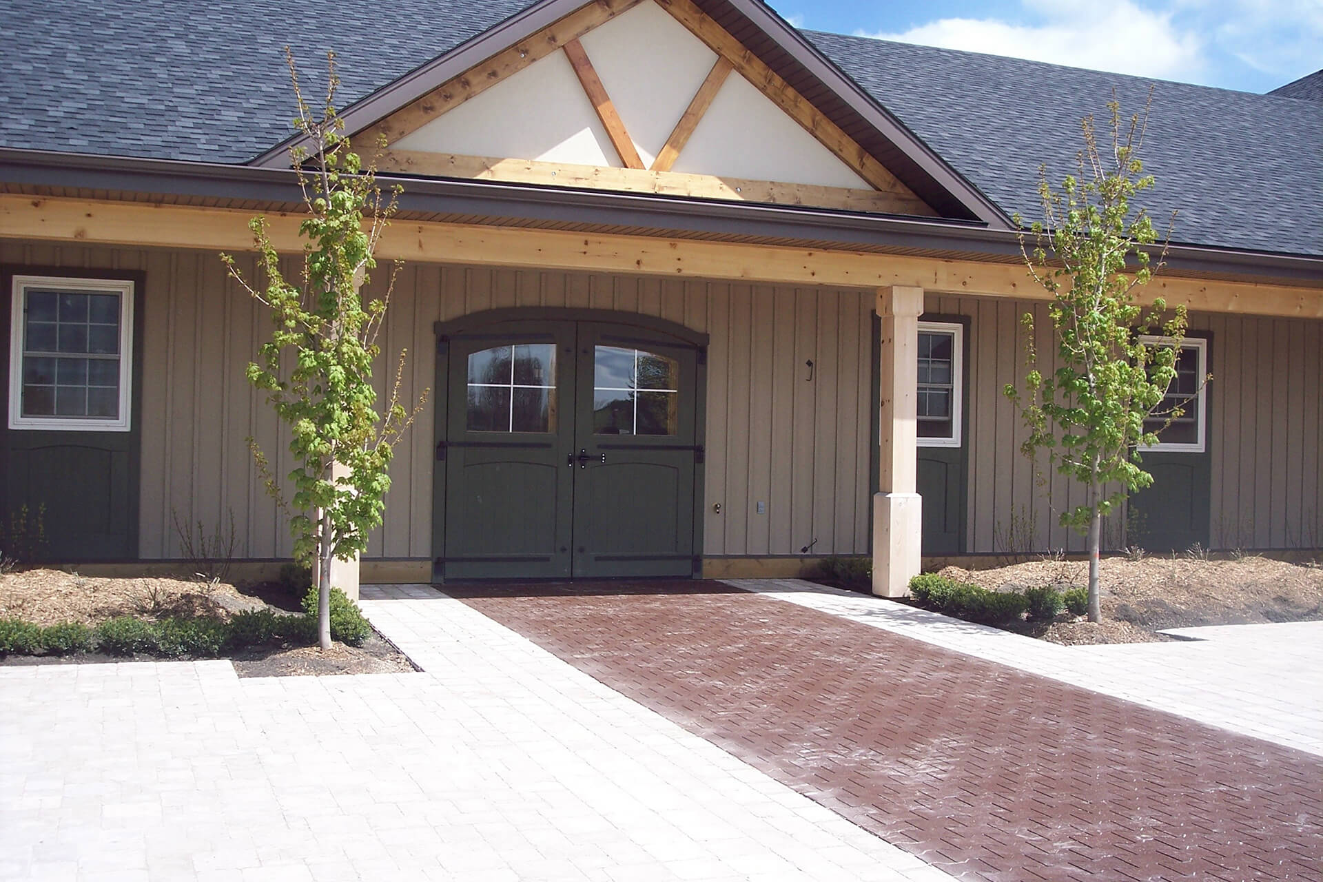 Front entrance of a building